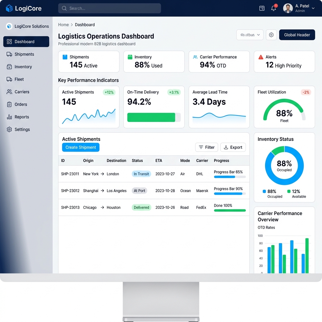 Nexus Logistics SaaS CRM